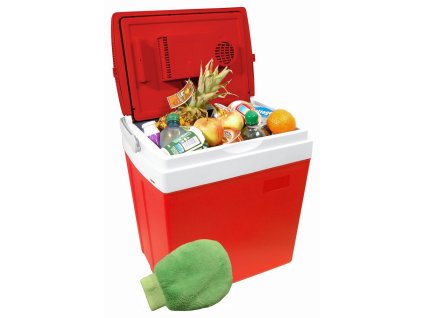 Autochladnička COMPASS 30L 12V/230V RED display s teplotou