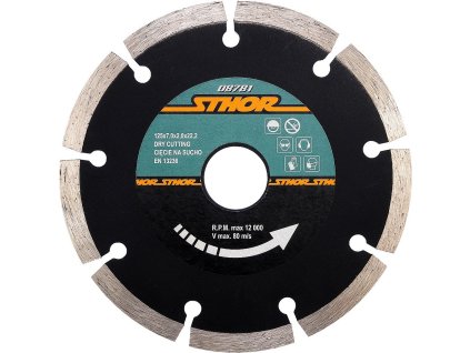 Kotouč diamantový 125x7,0x2,0x22,2mm segmentový TO-08781