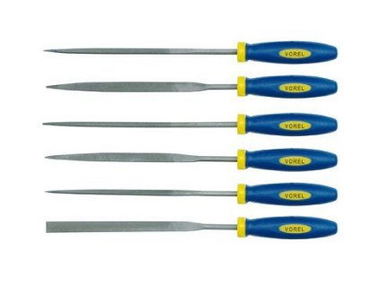 Sada pilníků jehlových 140 mm 6 ks VOREL