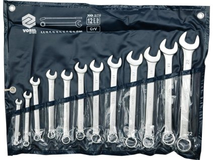 Sada klíčů očkoplochých 12 ks 6 - 22 mm CrV