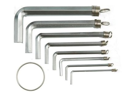 Sada klíčů imbus 10 ks 1,5 - 10 mm CrV