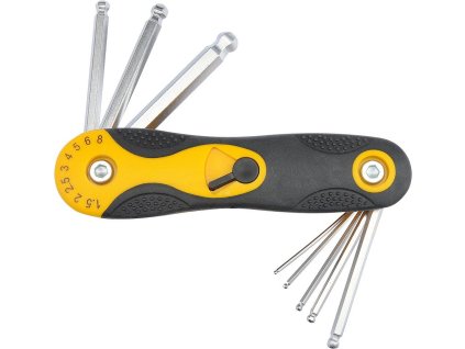 Sada klíčů imbus 8 ks s kuličkou