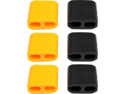 Spony na kabely TPR, 25x25x10mm, 6ks