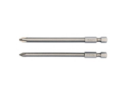Sada bitů 1/4" 2 ks křížové L=100 mm PH1, PH2