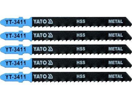 List pilový do přímočaré pily 100 mm na kov TPI8 5 ks YT-3411