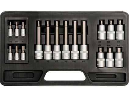 Bity sada 18 ks imbus 3-12 mm