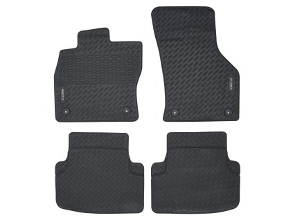 Koberce gumové COMPASS PERFECT FIT P3 sada 4ks s fixací