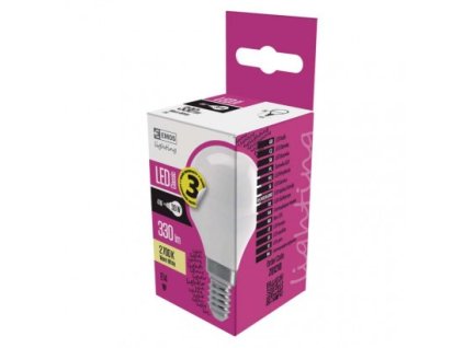 LED žárovka Classic Mini Globe 4W E14 teplá bílá