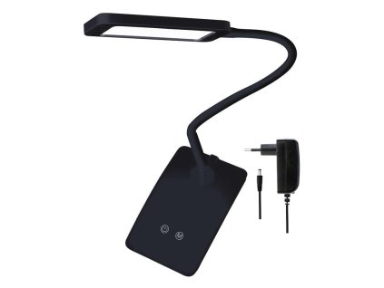 LED stolní lampa Eddy, černá