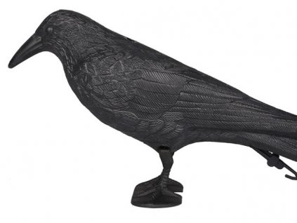 Maketa havrana plastová - havran - odpuzovač ptáků