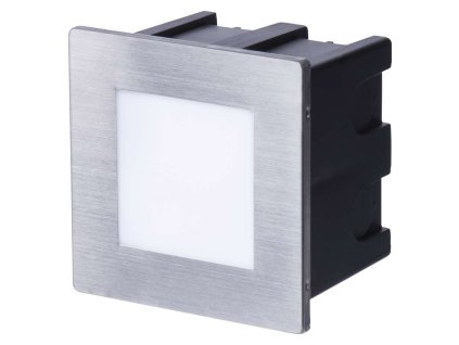 LED orientační vestavné svítidlo 80×80 1,5W neutr. bílá IP65