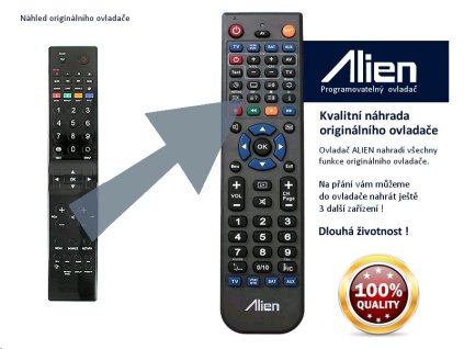 Dálkový ovladač ALIEN GoGEN RC5103