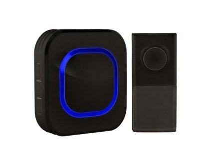 SOLIGHT 1L49B Zvonek domovní bezdrátový černý