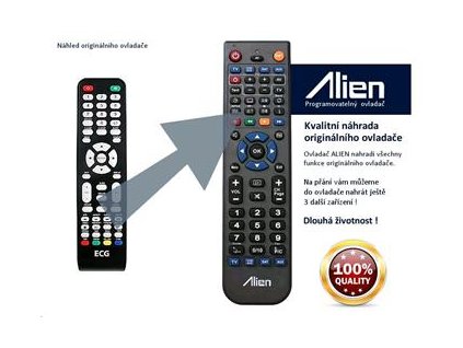 Dálkový ovladač ALIEN ECG 40LED722PVR