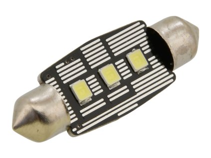 Žárovka 3 LED SMD 12V  suf.11X38 SV8.5 NEW-CAN-BUS bílá 2ks