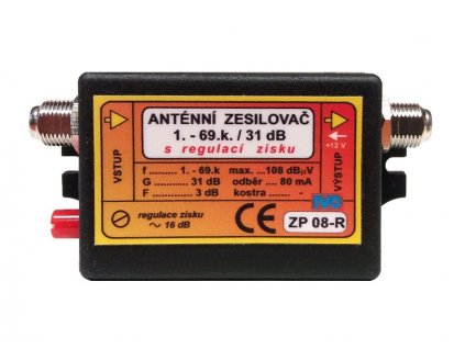 Ivo ZP08-R zesilovač 31 dB s regulací zisku