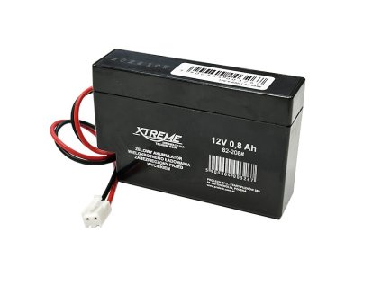 Baterie olověná  12V /  0,8Ah XTREME bezúdržbový akumulátor