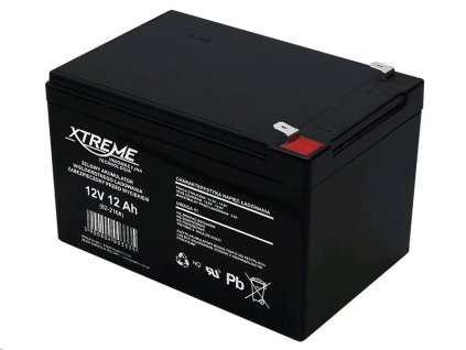 Baterie olověná  12V / 12Ah XTREME / Enerwell bezúdržbový akumulátor