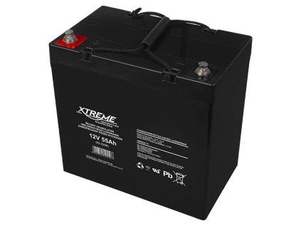 Baterie olověná  12V / 55Ah XTREME bezúdržbový akumulátor