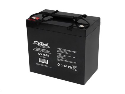 Baterie olověná  12V / 75Ah XTREME / Enerwell bezúdržbový akumulátor