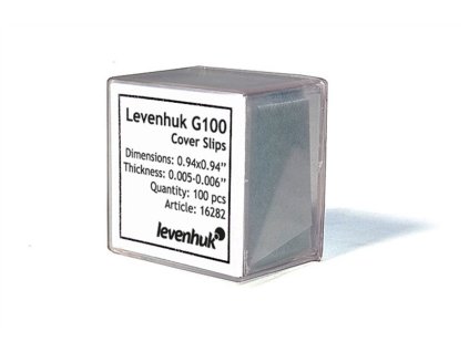 LEVENHUK G100 Sada podložních skel 100ks