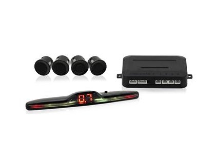 Parkovací asistent 4 senzory, WING, LED display COMPASS