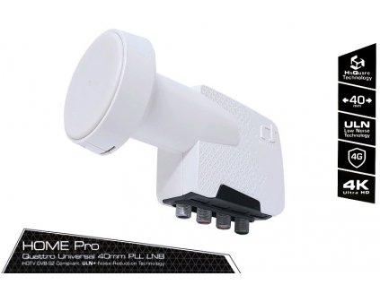 Inverto HOME Pro - Quattro Universal 40mm PLL LNB