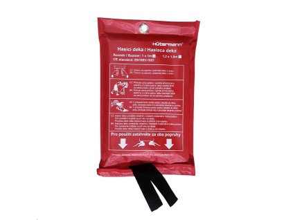 Hasicí rouška / deka Hütermann Fire Blanket 1,2 x 1,8 m