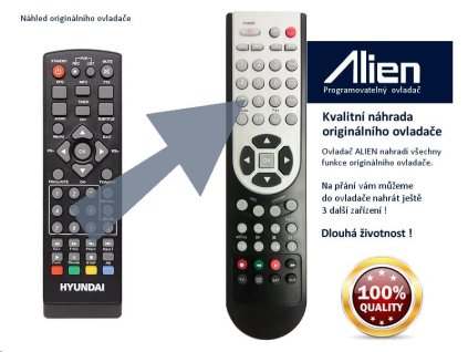 Dálkový ovladač ALIEN STB HYUNDAI DVB 220 PVR