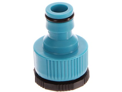 Konektor na kohoutek, 1/2"-3/4", plast, GEKO