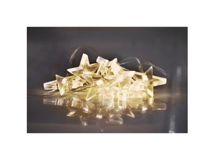 Solight 1V52-WW vánoční řetěz hvězdy