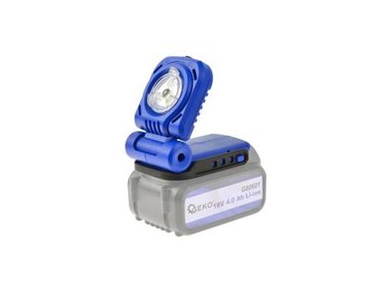 Dílenská lampa akumulátorová 18V, Li-ion - bez baterie a nabíječky GEKO