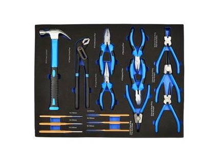 Vložka do zásuvky - kladivo kleště a příslušenství sada 16ks GEKO