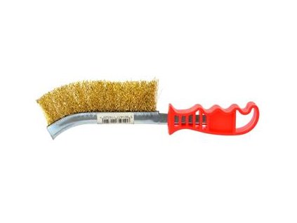 Kartáč ocelový, plast. rukojeť, 240mm GEKO