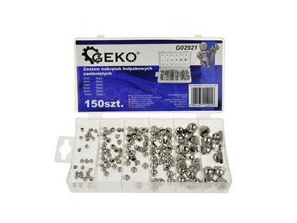 Sada krycích matic, uzavřená, 150 ks GEKO