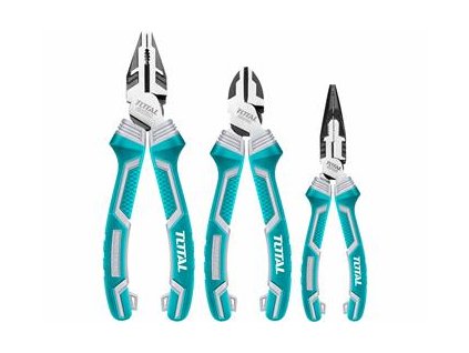 Kleště, sada 3ks, industrial TOTAL-TOOLS
