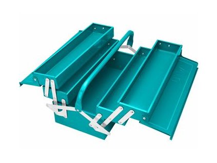 Kufr na nářadí kovový, industrial TOTAL-TOOLS