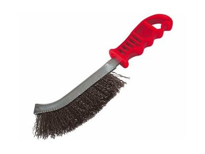 Kartáč ocelový, plastová rukojeť, 240mm, vlnitý drát S 0,5mm, Fe EXTOL-CRAFT