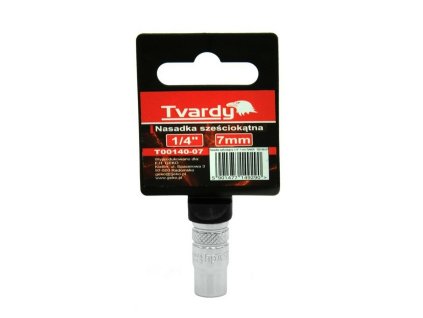 Hlavice nástrčná 1/4" 7 mm TVARDY