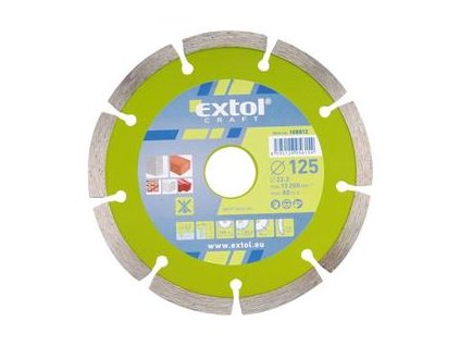 Kotouč diamantový řezný segmentový, 230x22,2mm, suché řezání EXTOL-CRAFT
