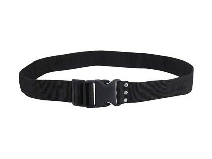 Opasek nylonový černý, š.5cm x d.122cm, plast. přezka, nylon EXTOL-PREMIUM