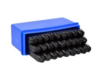 Razidla písmenková 8 mm, 27 ks GEKO