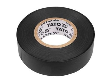 Páska izolační, 15 x 0,13 mm, délka 20 m, černá YATO
