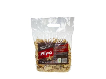 PE-PO podpalovač z dřevité vlny 100 ks