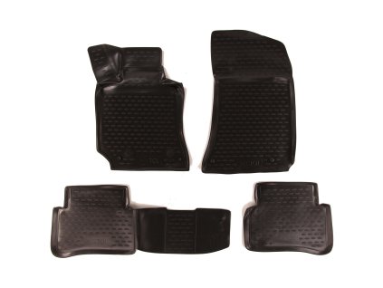3D Gumové koberce MERCEDES-BENZ E-Class W212, 2009-2016, sedan, Evropa SIXTOL