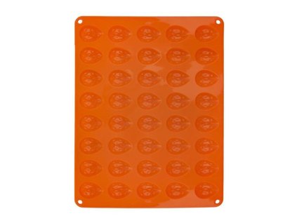 Forma na pečení ORION Ořechy 40 silikon oranžová