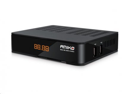 Amiko Mini 4K Combo - DVB-S2/T2/C přijímač
