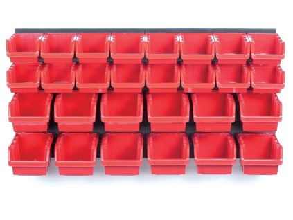 Závěsný panel s 28 boxy na nářadí ORDERLINE 800x165x400 KISTENBERG