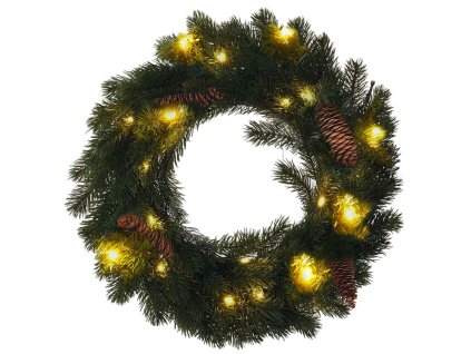 Solight 1V239 LED vánoční dekorace věnec