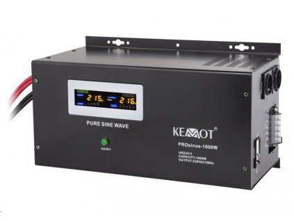 Zdroj záložní KEMOT PROsinus URZ3411 1600W 12V nástěnný